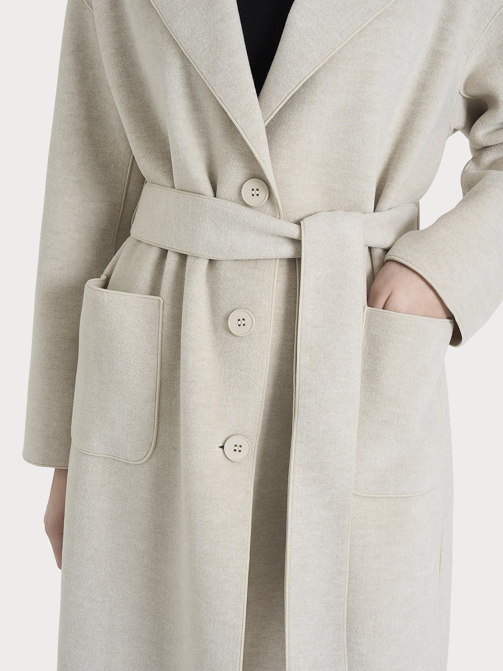 CAPPOTTO LUNGO DQ61KLCHAMPIGNON MEL. RAGNO