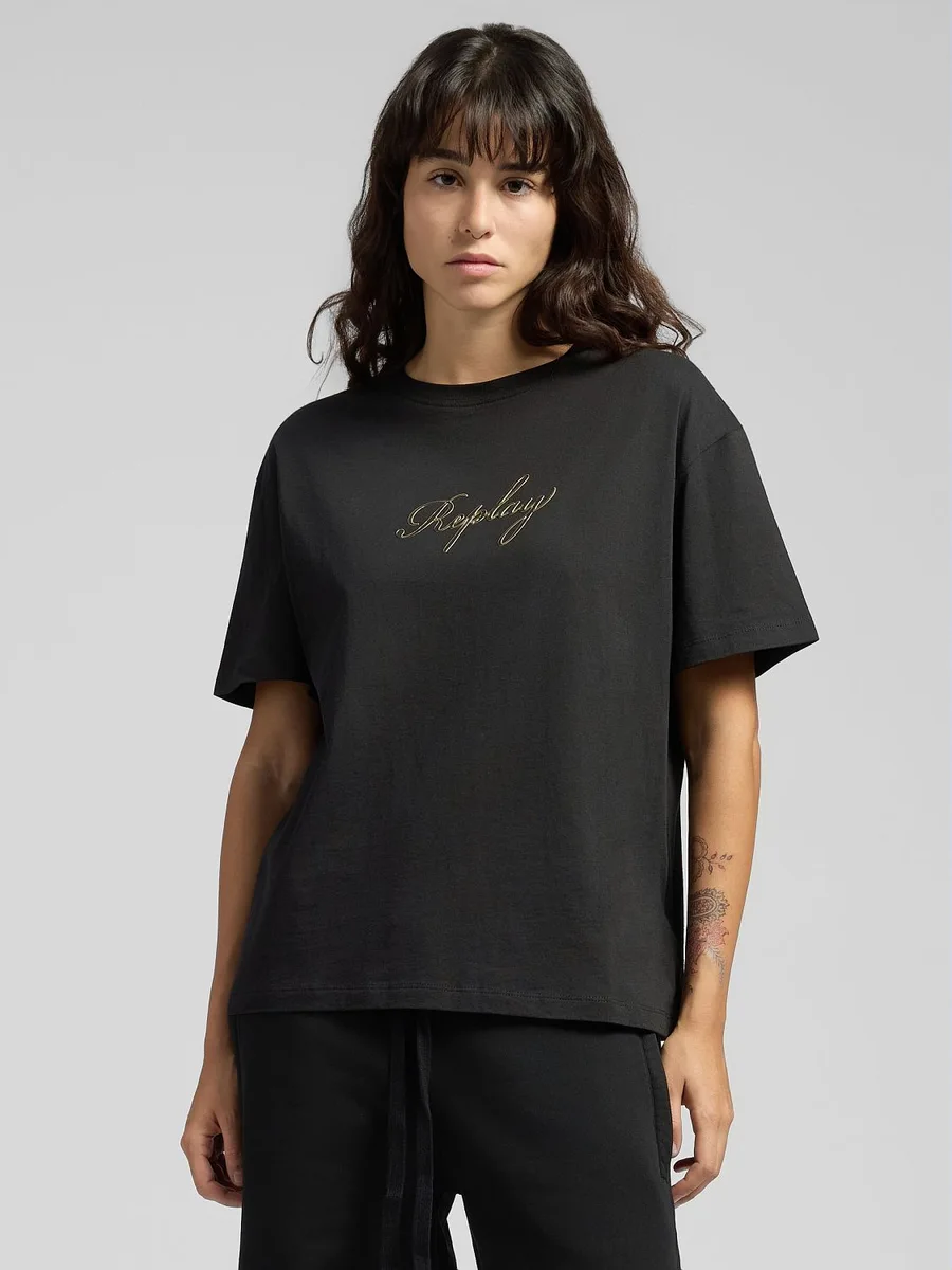 T-Shirt W3089F.000.20994BLACK REPLAY