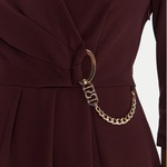 Abito Intero CFC0020071002Bordeaux rosso RINASCIMENTO