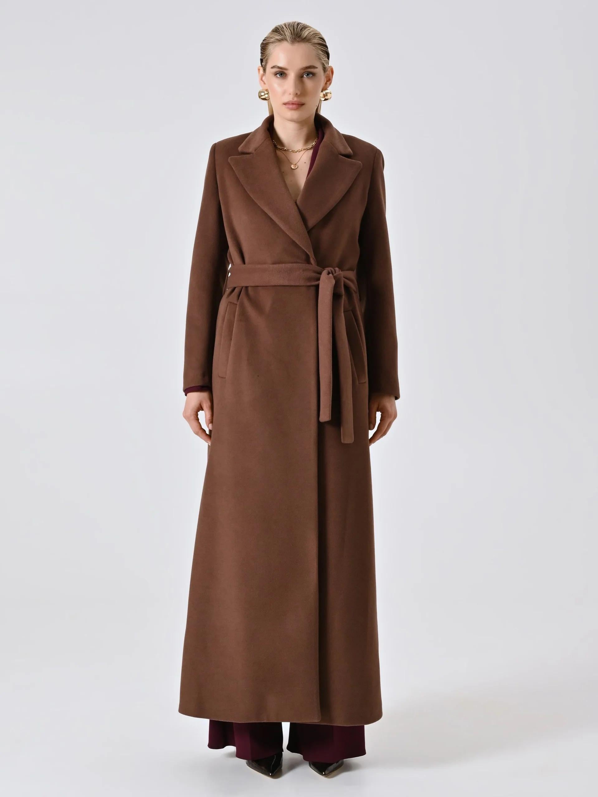 cappotto CFC0125808003CIOCCOLATO RINASCIMENTO