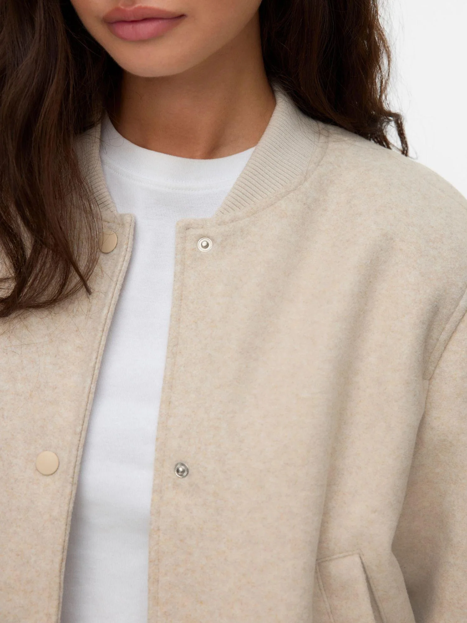 giubbotto fortune 10331816OATMEAL VERO MODA