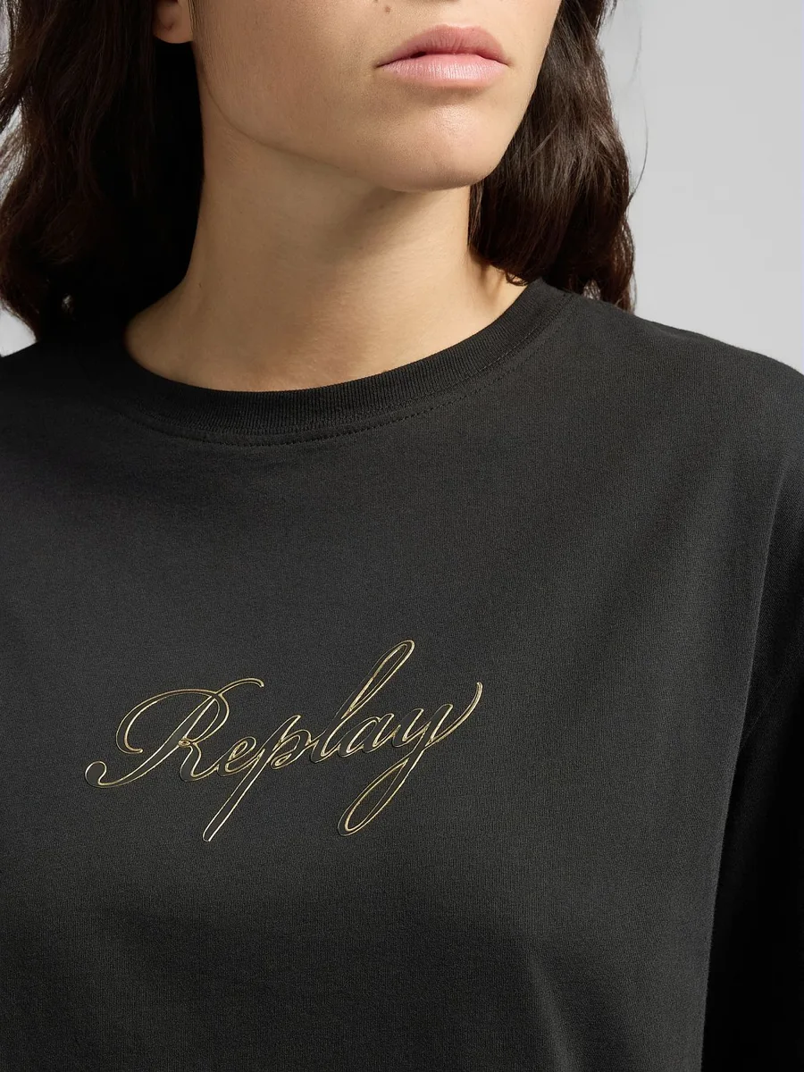 T-Shirt W3089F.000.20994BLACK REPLAY