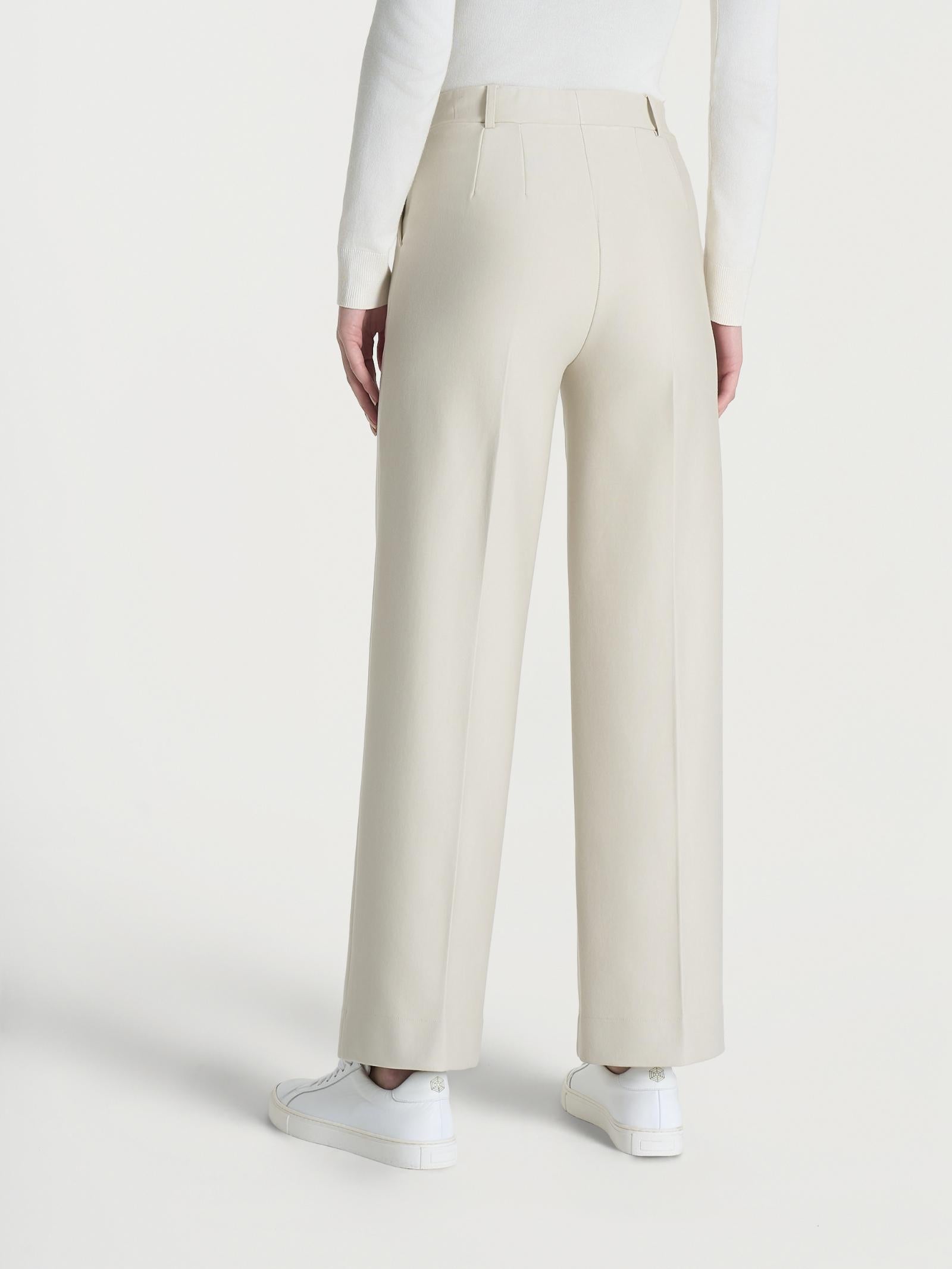 PANTALONE CROPPED WIDE DB24P4Champignon RAGNO