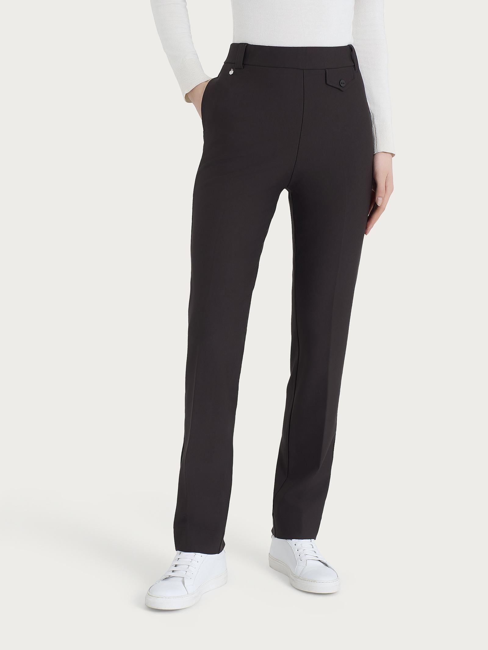 PANTALONE STRAIGHT/POCKET DR22PPCHOCOLATE TORTE RAGNO