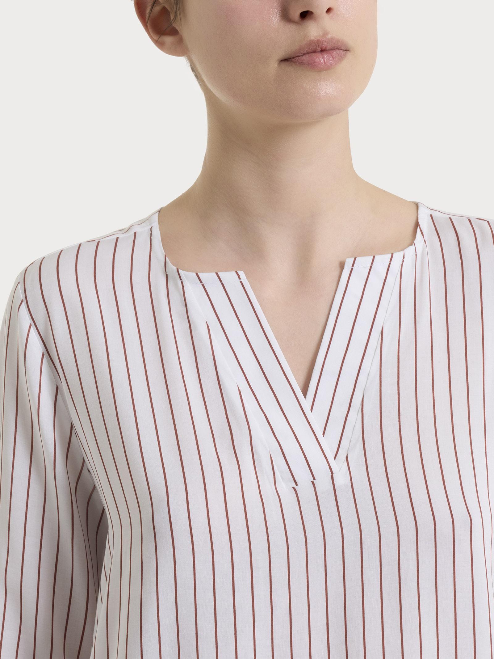 Camicia M3/4 Scollo V Ragno 