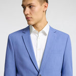 giacca liam 16087824LIGHT BLUE SELECTED