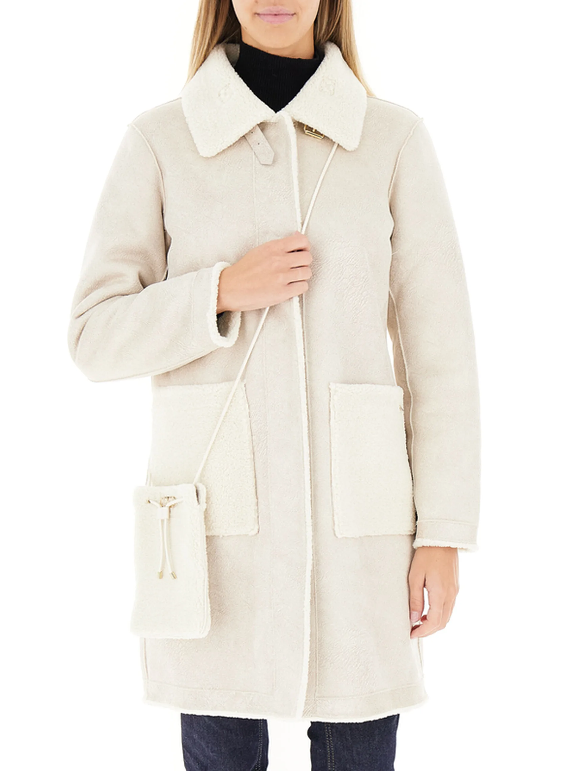 Cappotto CFC0122208003Lana bianco RINASCIMENTO