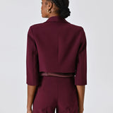 Giacca CFC0125645003Bordeaux rosso RINASCIMENTO