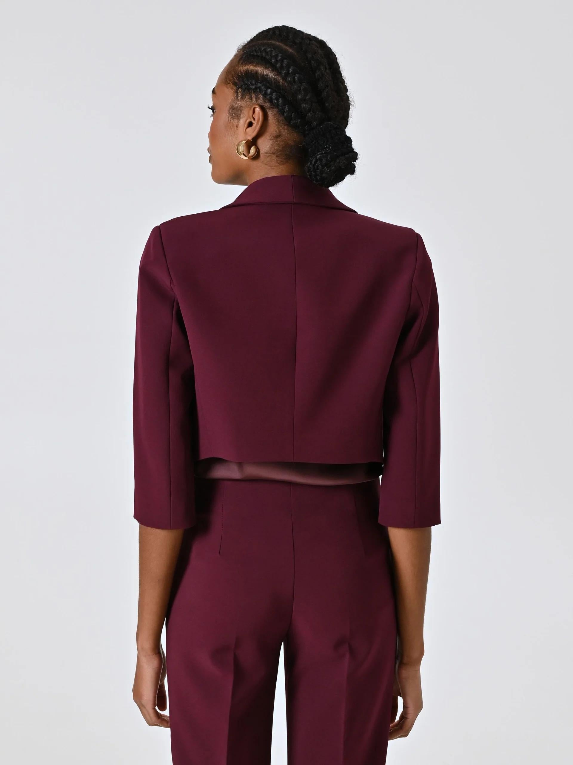 Giacca CFC0125645003Bordeaux rosso RINASCIMENTO