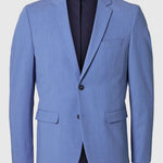 giacca liam 16087824LIGHT BLUE SELECTED