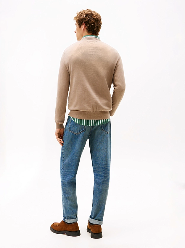 MAGLIA MW0MW39999Coastal Taupe TOMMY HILFIGER