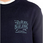 Maglia UK4885.000.G23538DARK BLUE REPLAY