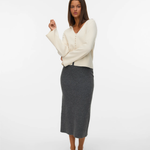 gonna brisa 10334684MEDIUM GREY MELANGE VERO MODA