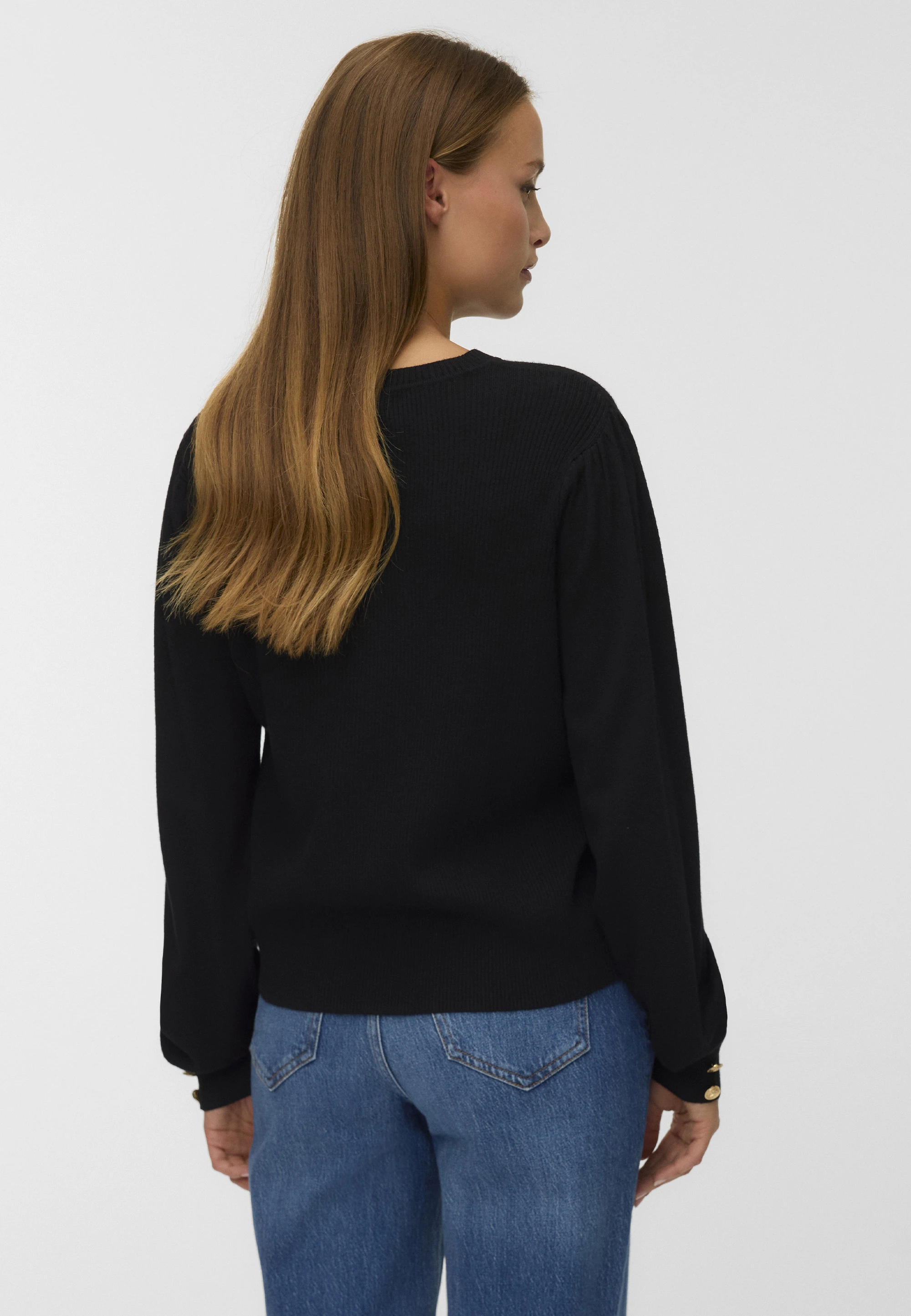 maglia hollykaris 10331441BLACK VERO MODA