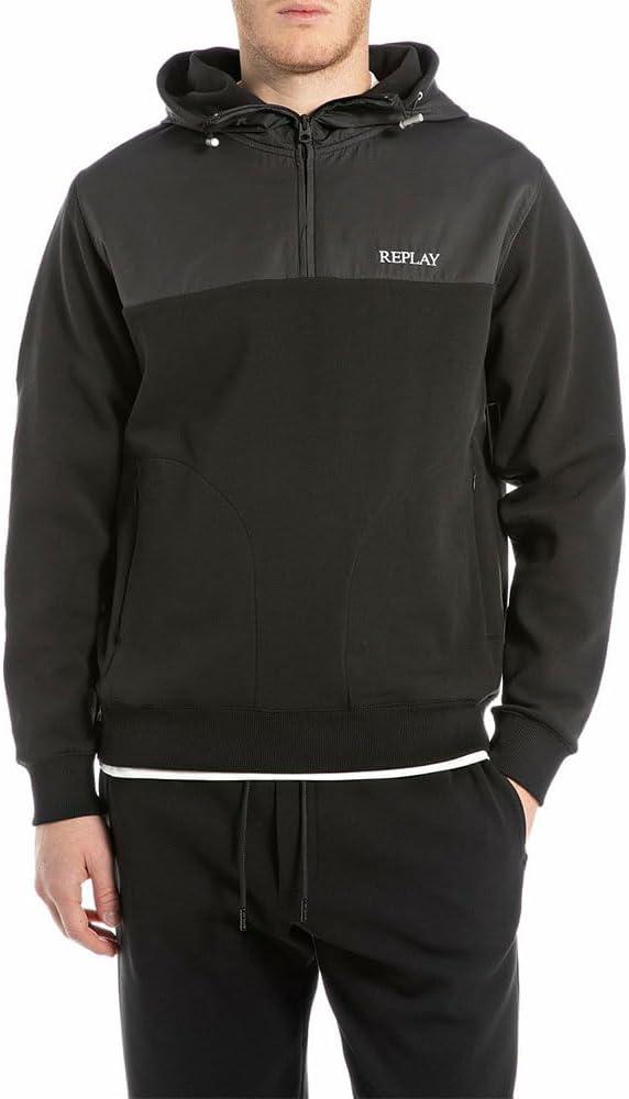 Felpa M3178 .000.23655BLACK REPLAY