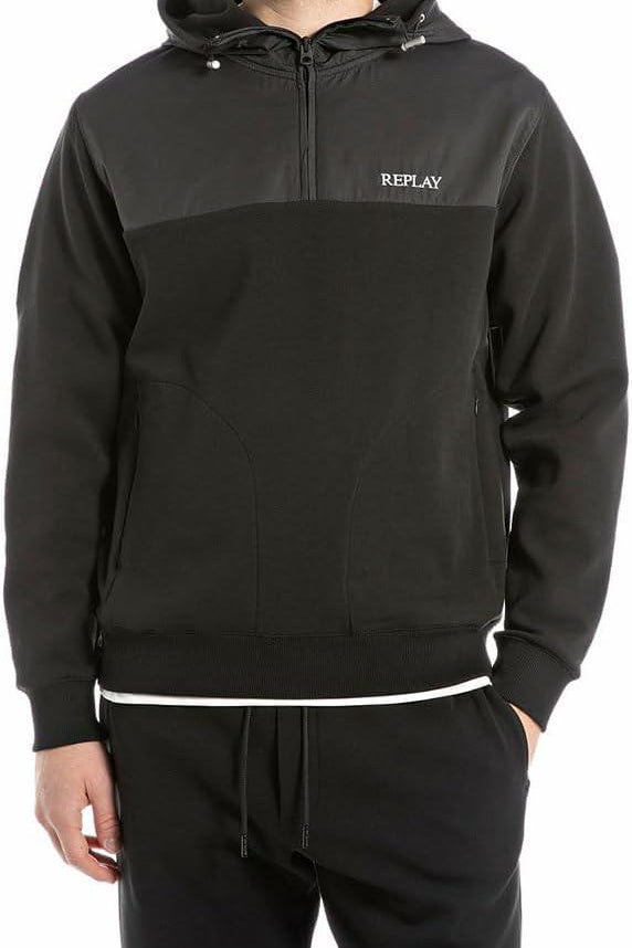 Felpa M3178 .000.23655BLACK REPLAY