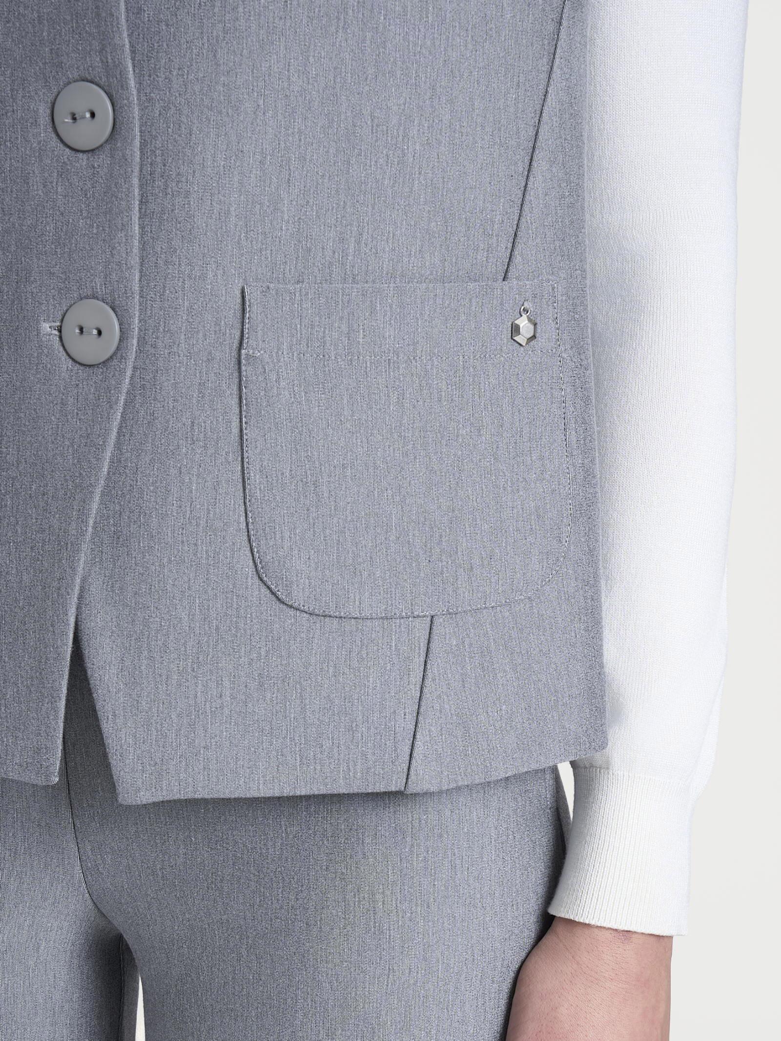 GILET DO24GLGrigio Mel. RAGNO