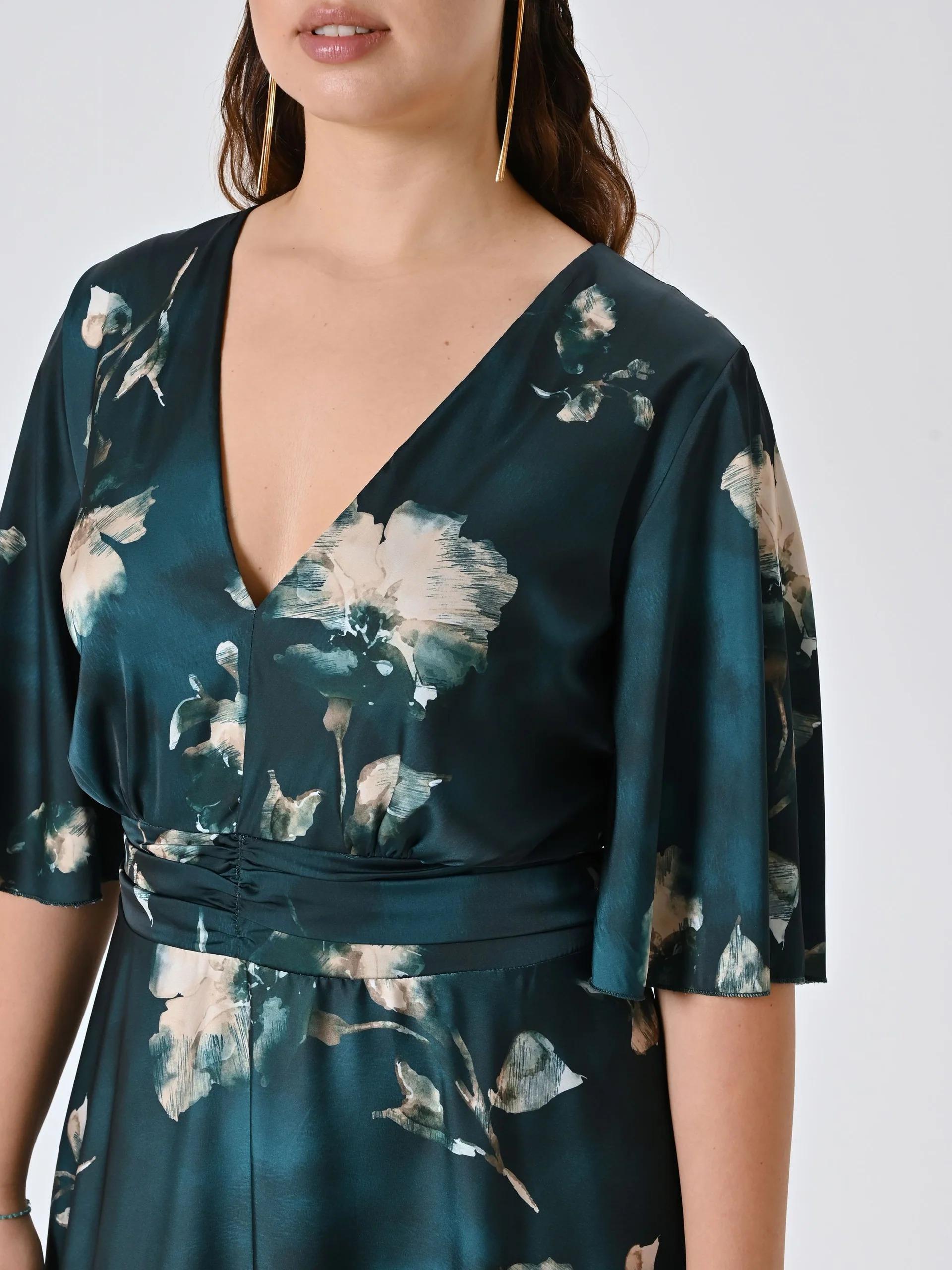 Abito Intero CFC0125490003Verde CURVY