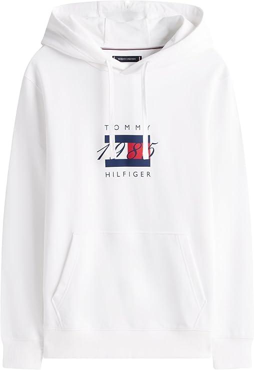 FELPA MW0MW41332White TOMMY HILFIGER