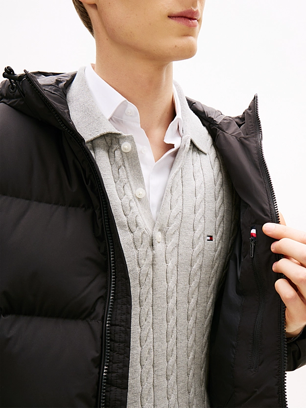 GIUBBOTTO MW0MW40616Black TOMMY HILFIGER