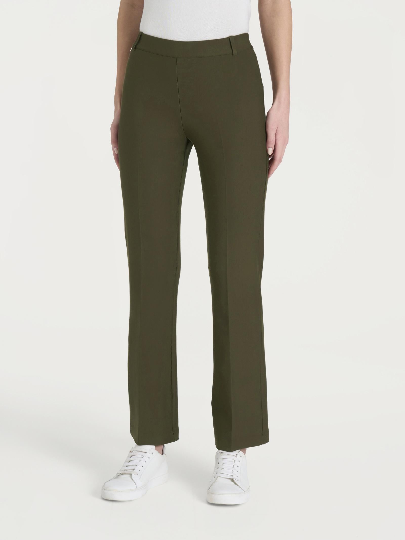 PANTALONE CROPPED FLARE DE72PMDark Olive RAGNO