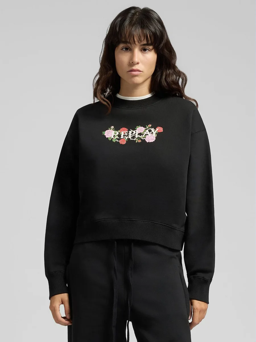 Felpa W3461E.000.23942BLACK REPLAY