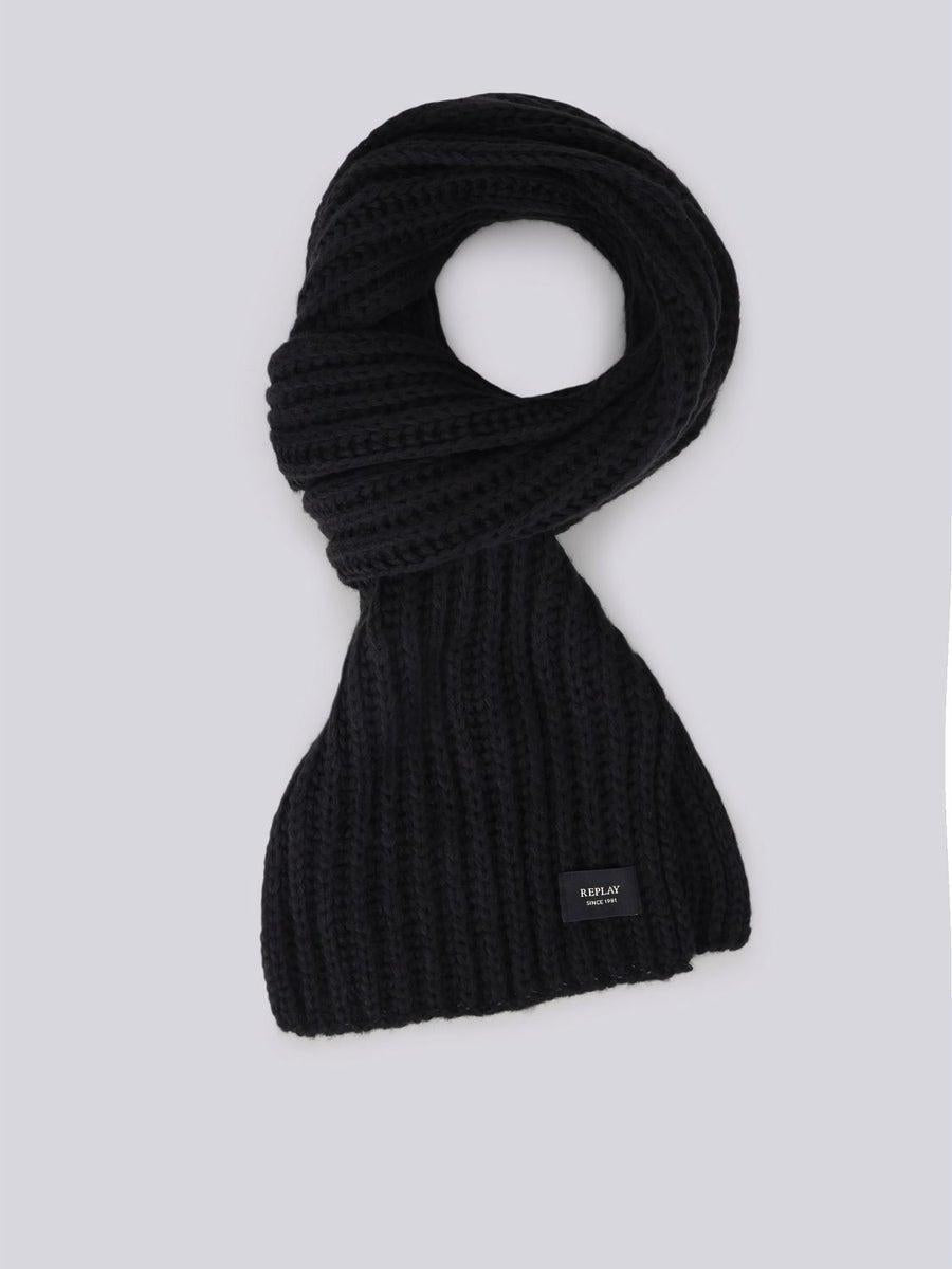 BERRETTO + SCIARPA AX8022.000.A1003BBLACK REPLAY