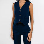 Gilet CFC0125432003Blu RINASCIMENTO