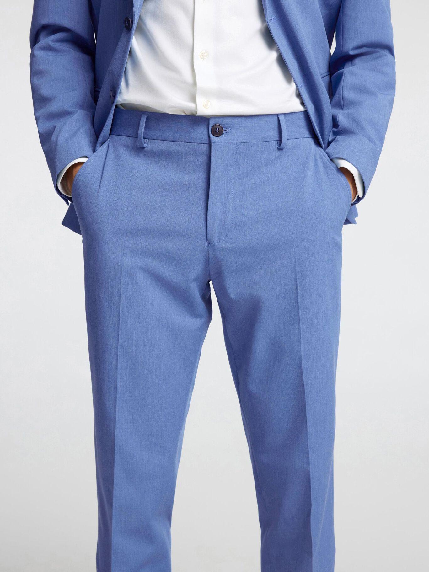 pantalone liam 16087825LIGHT BLUE SELECTED