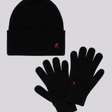 BERRETTO + GUANTO AM8030.000.A7003BLACK REPLAY