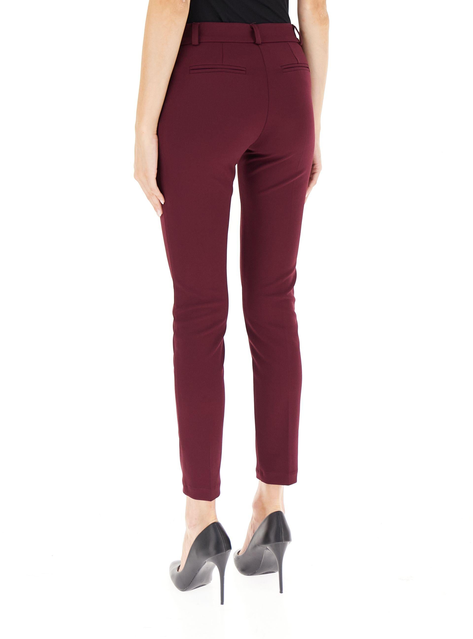 Pantalone CFC0124919003Bordeaux rosso RINASCIMENTO