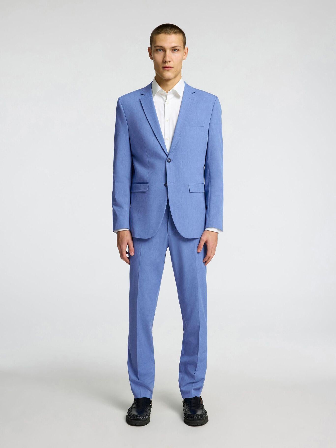 pantalone liam 16087825LIGHT BLUE SELECTED