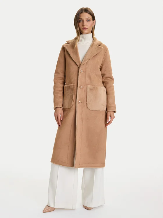 Cappotto CFC0122205003Cammello beige RINASCIMENTO