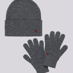 BERRETTO + GUANTO AM8030.000.A7003DK GRAY MELANGE REPLAY