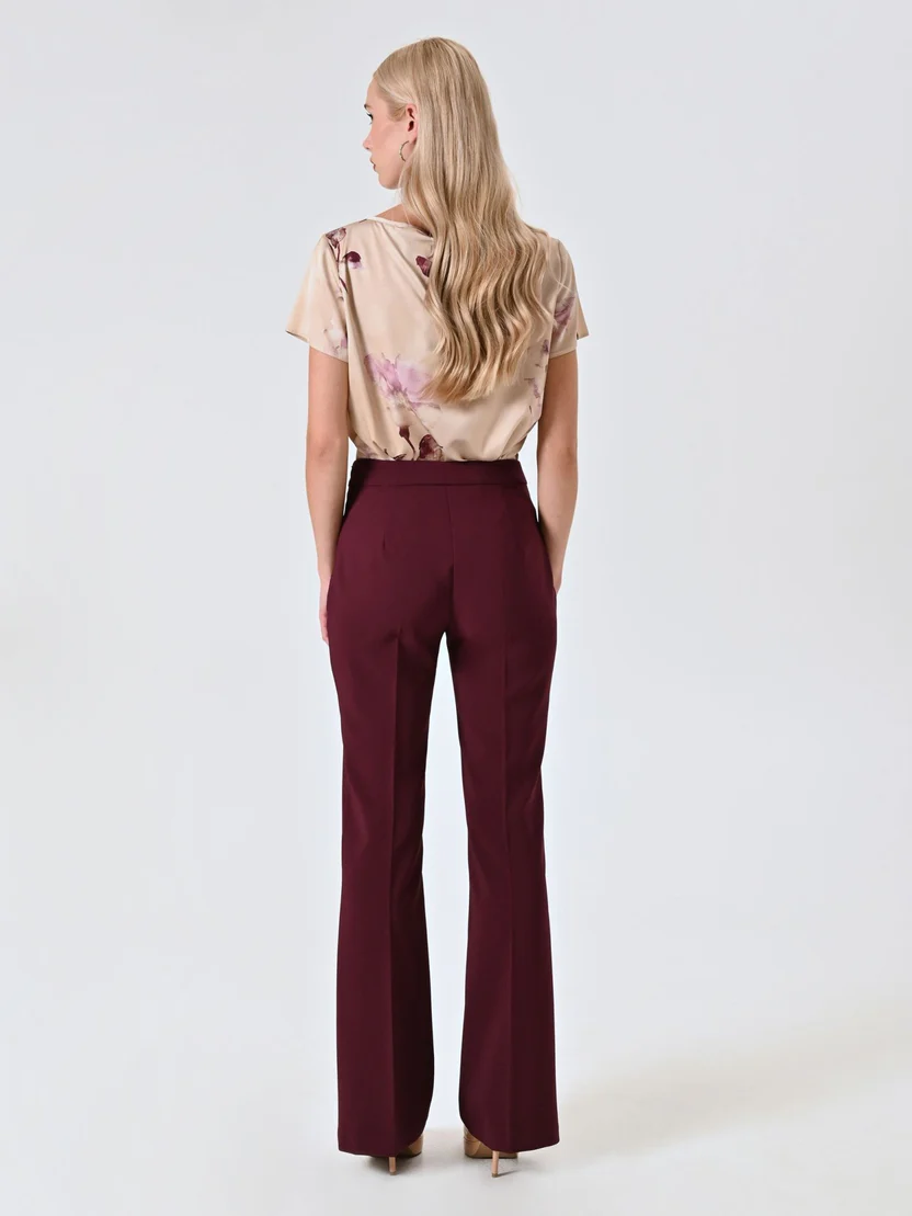 Pantalone CFC0125412003Bordeaux rosso RINASCIMENTO