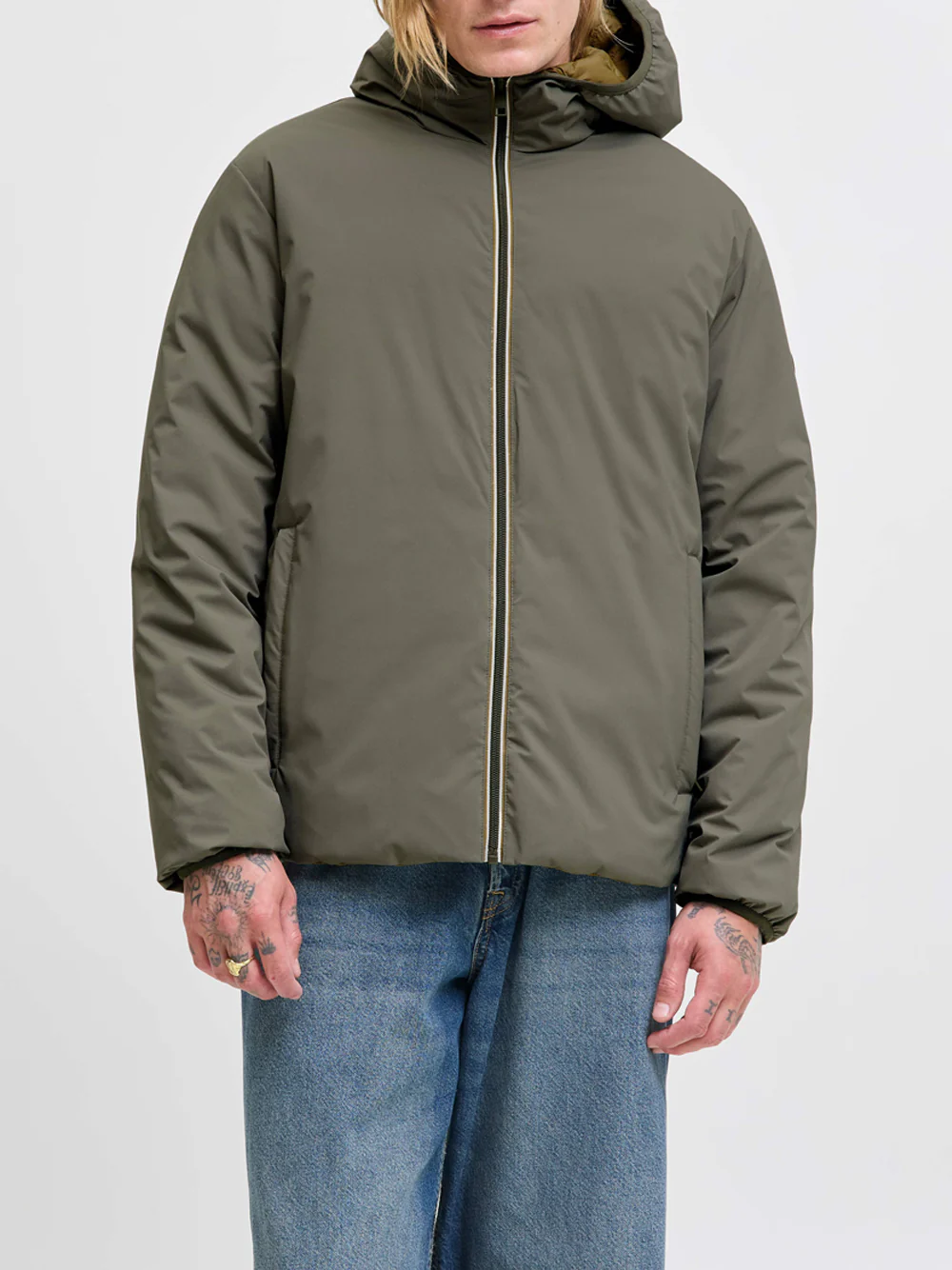 giubbotto brook 12278780OLIVE NIGHT JACK & JONES