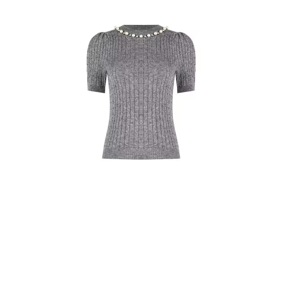 Maglia CFM0011941003Grigio Melange RINASCIMENTO