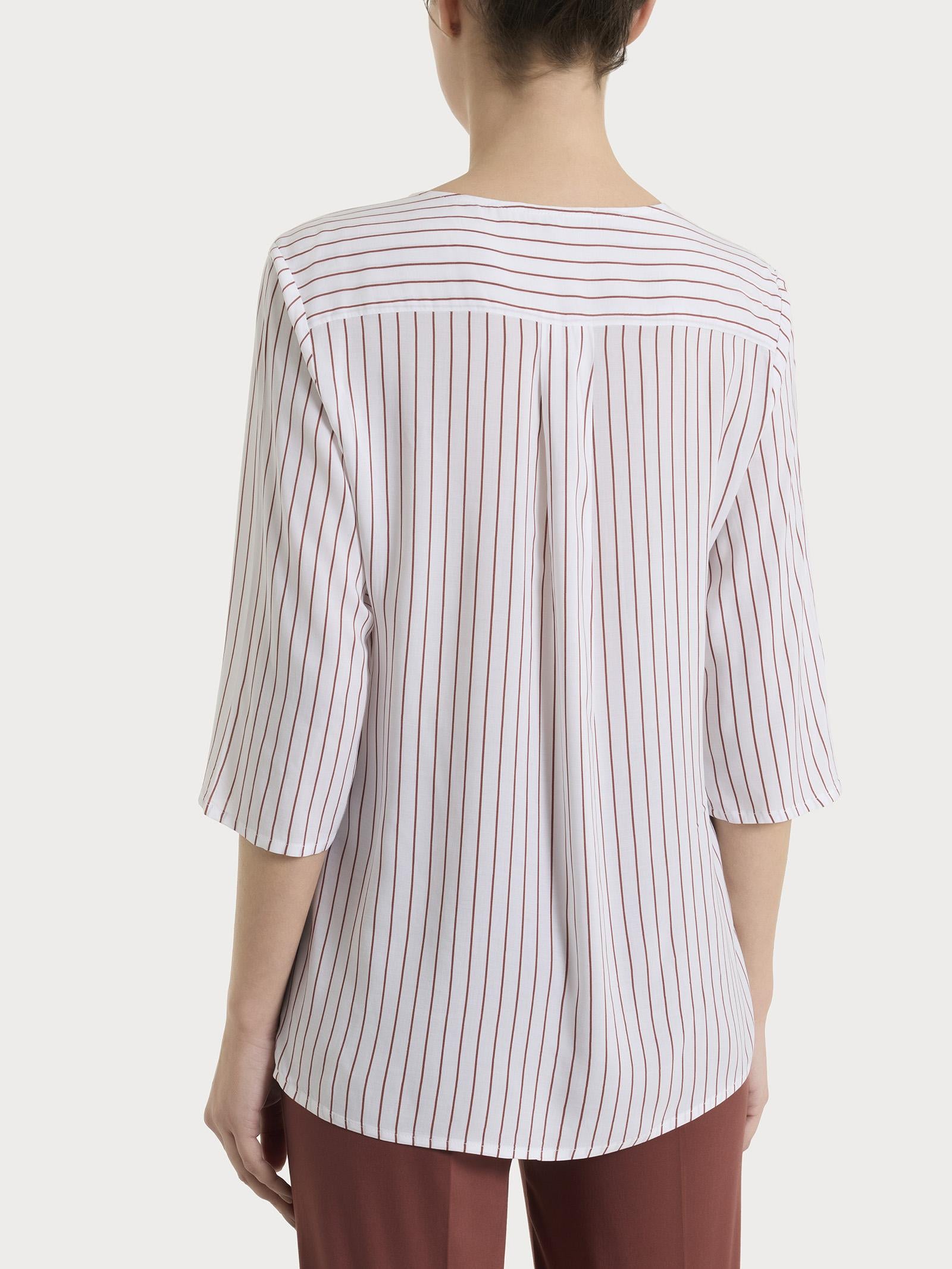 Camicia M3/4 Scollo V Ragno 
