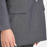 Giacca monopetto grigia 