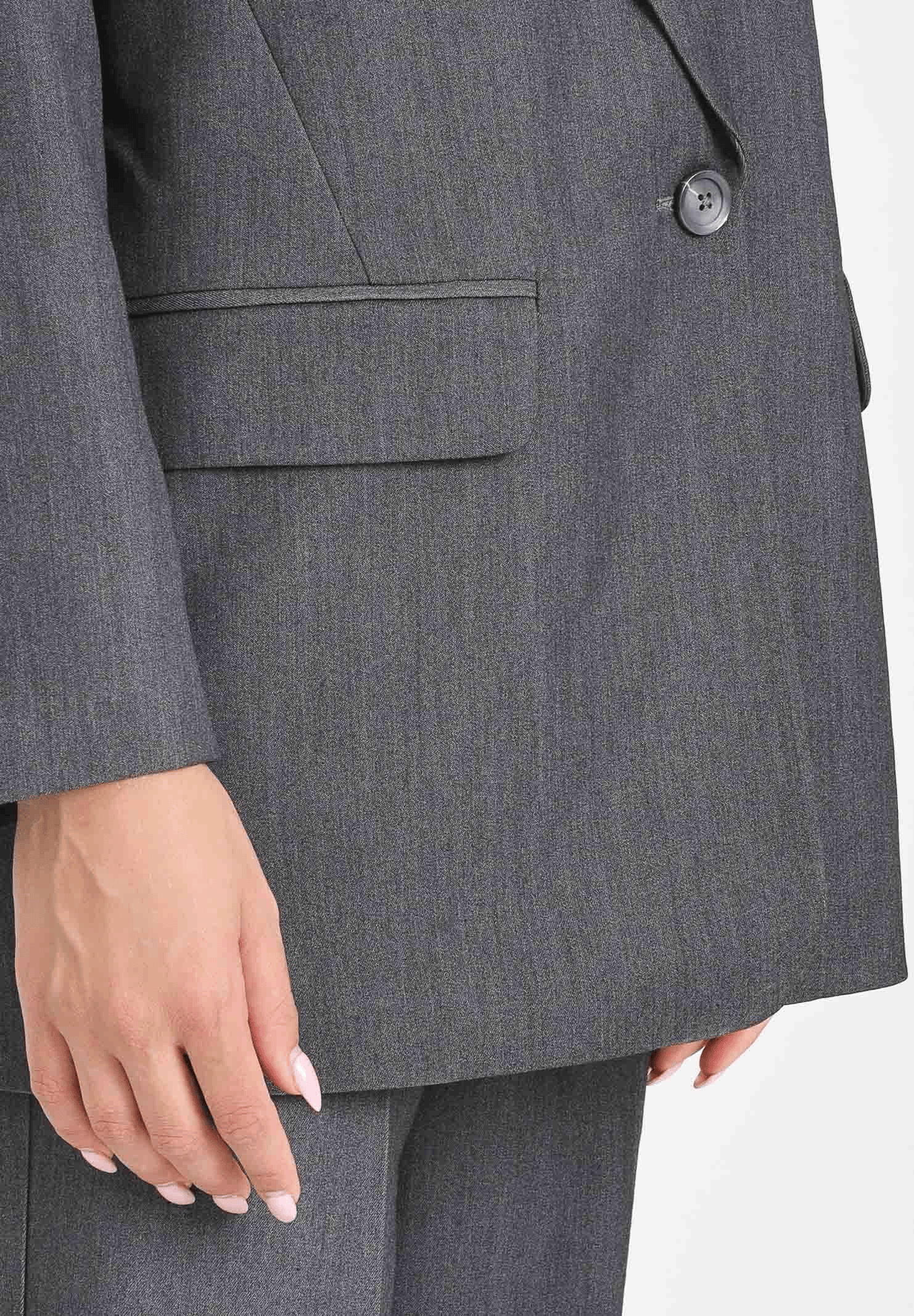 Giacca monopetto grigia 