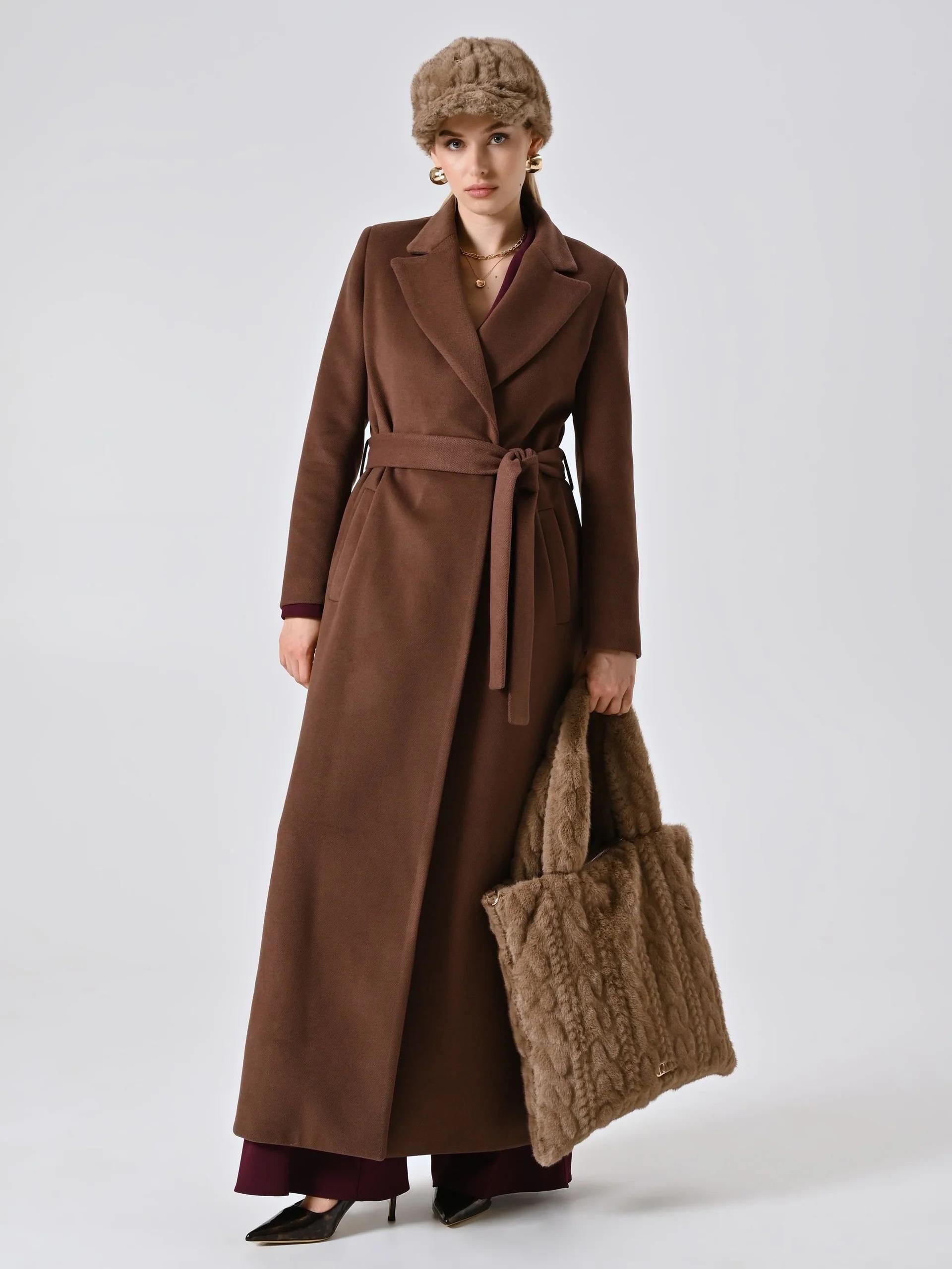 cappotto CFC0125808003CIOCCOLATO RINASCIMENTO