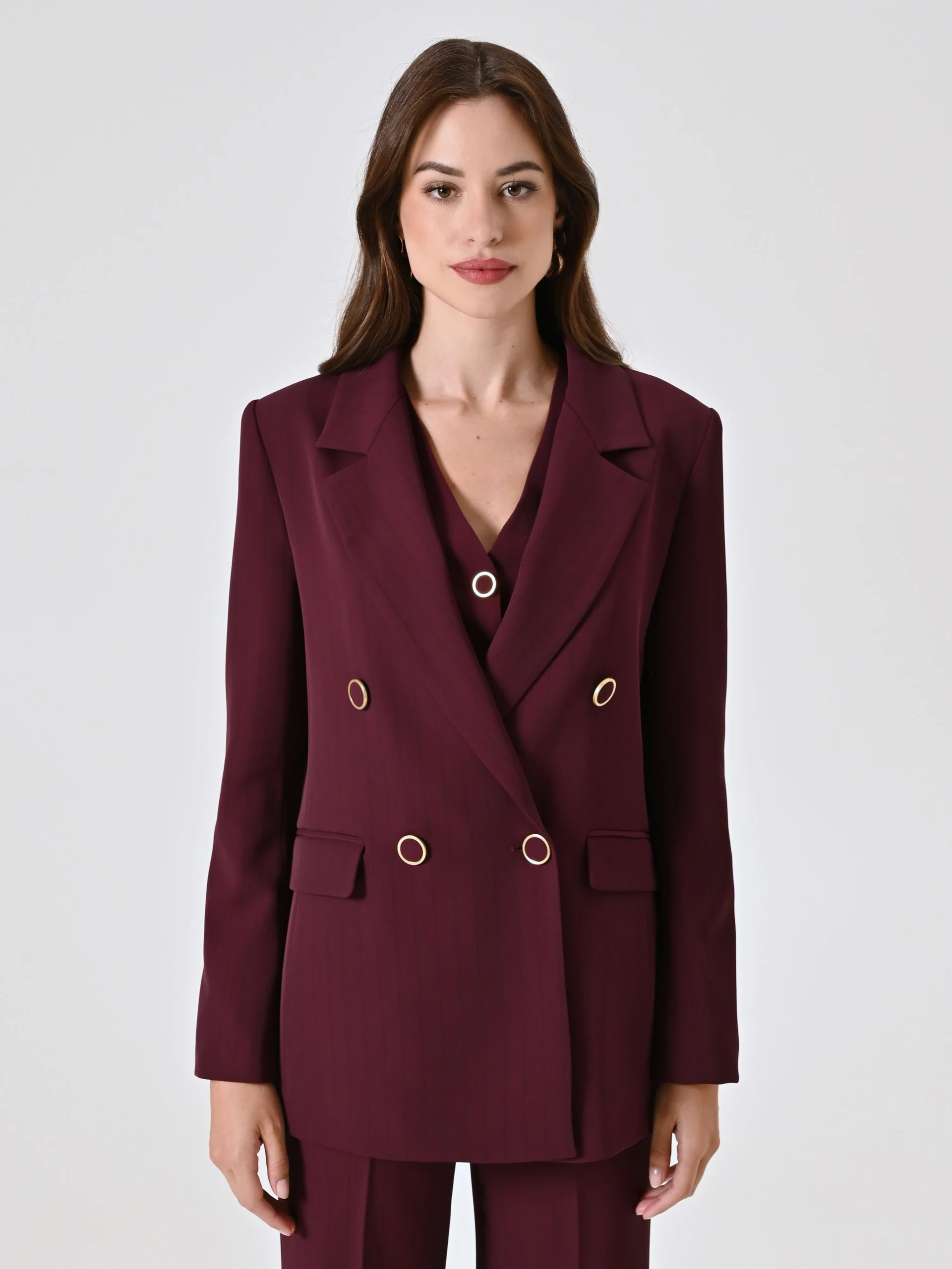 Giacca CFC0125310003Rosso Bordeaux RINASCIMENTO