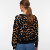 maglia siljeanimal 10330808TIGERS EYE VERO MODA
