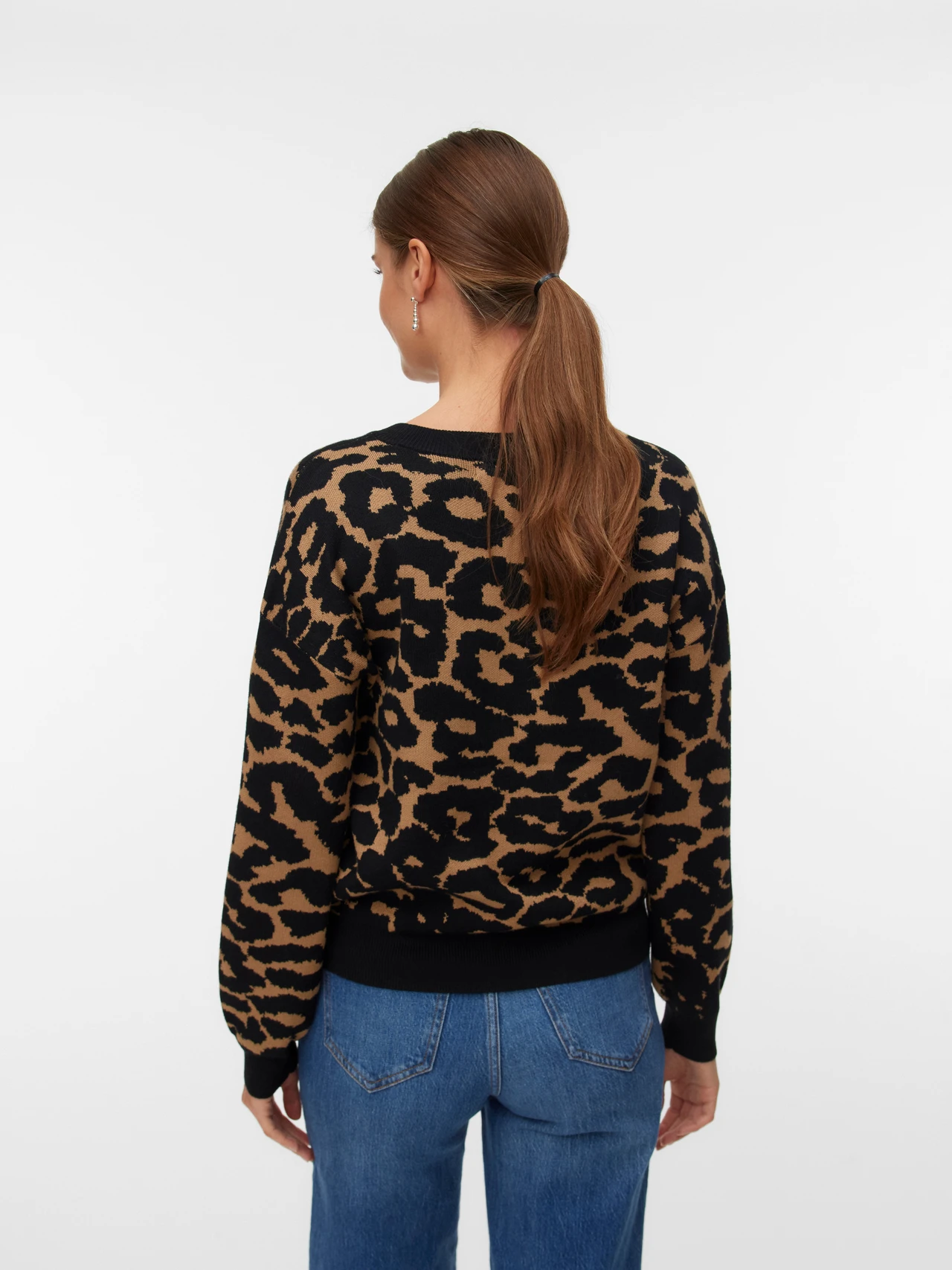 maglia siljeanimal 10330808TIGERS EYE VERO MODA