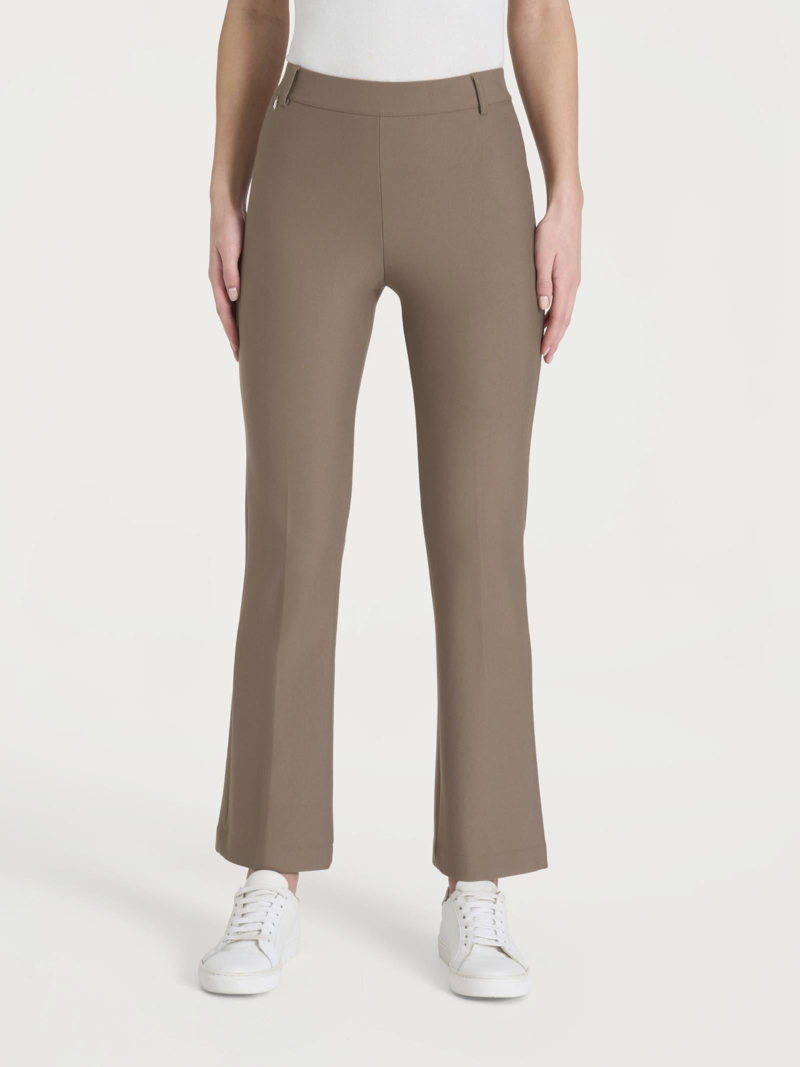 PANTALONE CROPPED FLARE DE72PMPine Bark RAGNO