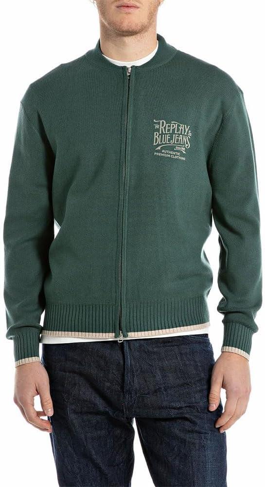 Maglia UK4887.000.G23538SEA GREEN REPLAY