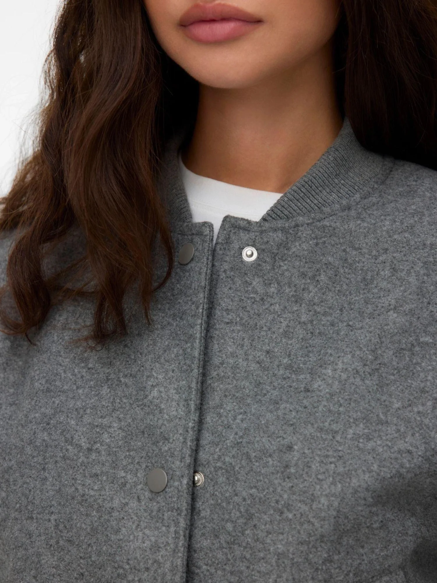 giubbotto fortune 10331816MEDIUM GREY MELANGE VERO MODA