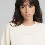 Felpa W3456A.000.23802WINTER WHITE REPLAY