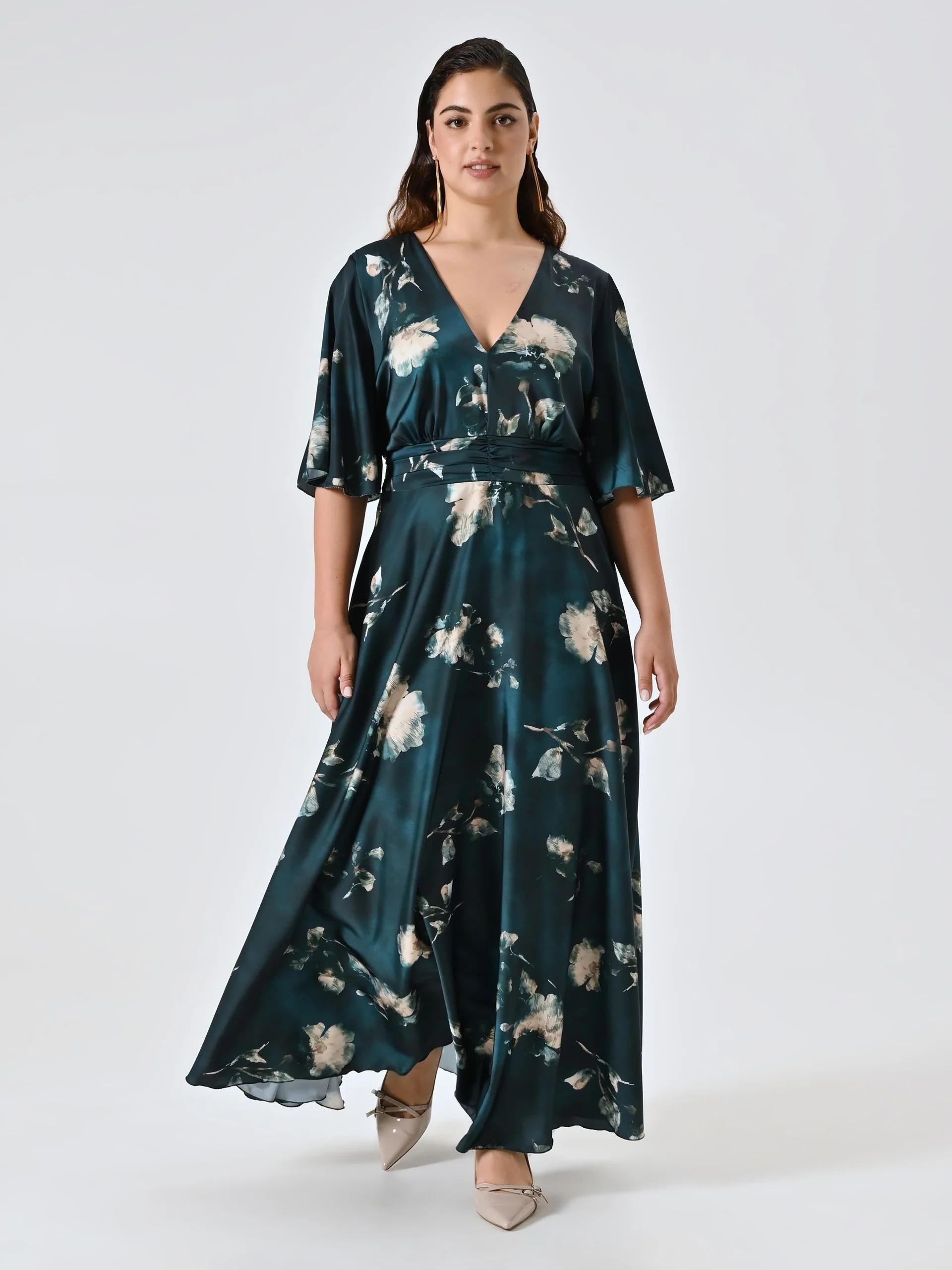 Abito Intero CFC0125490003Verde CURVY