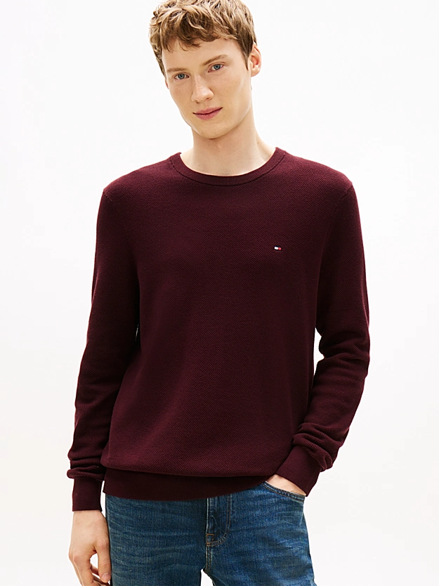 MAGLIA MW0MW36347Deep Burgundy TOMMY HILFIGER